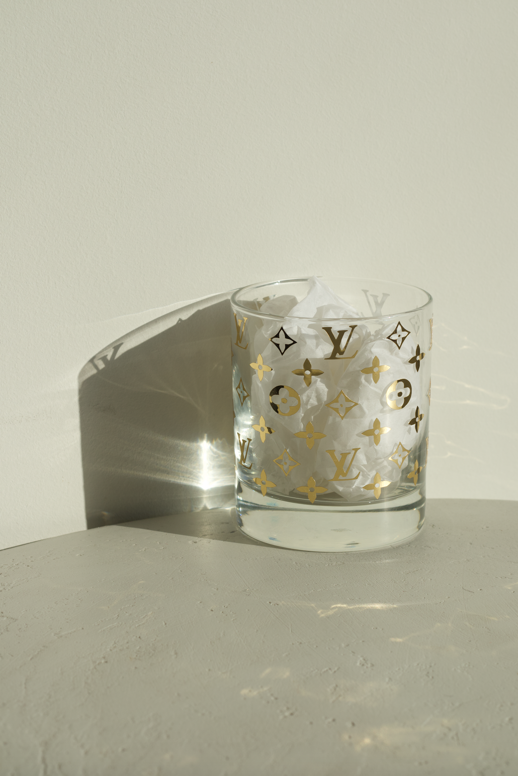 Custom LV Fantasy monogram Old Fashion Glass Cups