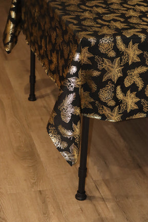 Gold Washable Table Cloth