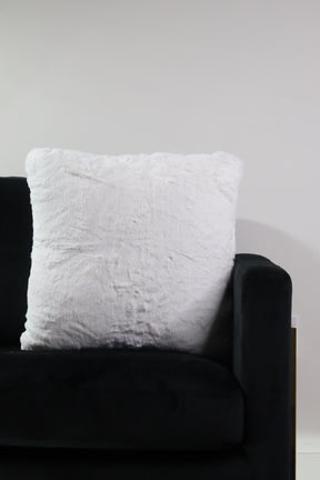 Soft White Plush Two Pillow Set