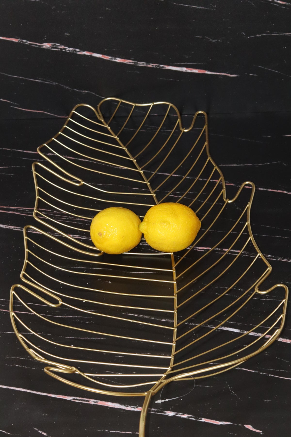 Gold Leaf Fruit Tray