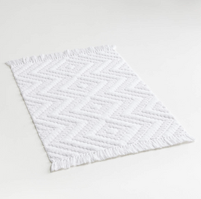 White Bath Mat