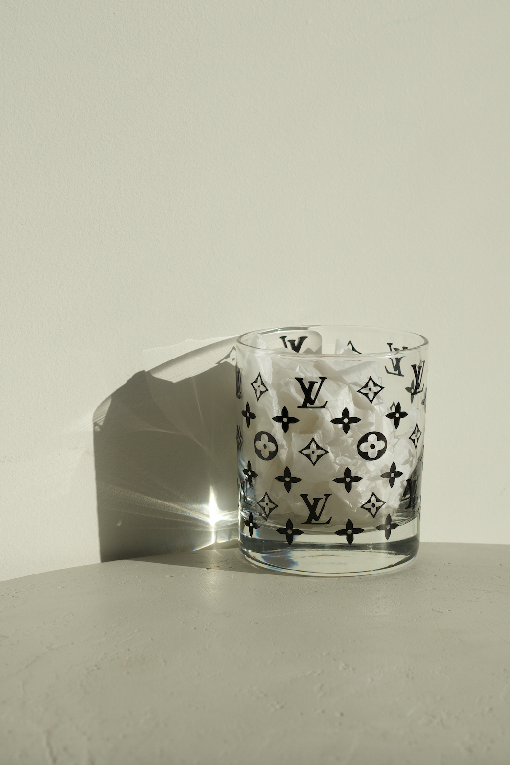 Custom LV Fantasy monogram Old Fashion Glass Cups